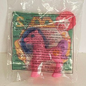 1997 My Little Pony Sundance McDonalds Teal Pink Purple Toy Horse Figure NIP